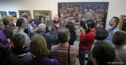 Нечеловеческий оркестр или интервью для репортажа выставки Васи Ложкина